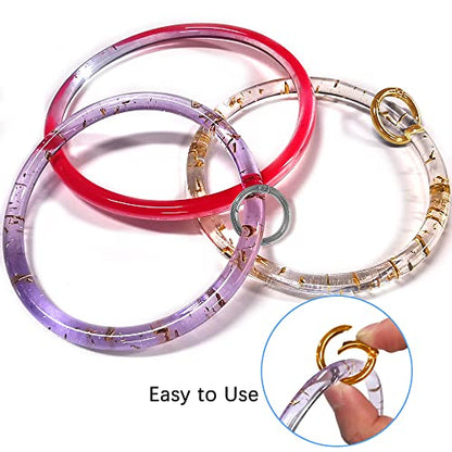  3 Pcs Wristlet Keychain Molds, FineGood Resin Molds Silicone  Bracelets Keyring Epoxy Resin Molds for Car Keychain Wristlet Wallet with  10 Keyrings & 10 Keychains & 1 TPU Keychain : Arts, Crafts & Sewing