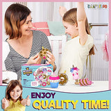 12 Pre-Cut Mini Treats Dessert Fun Kids Sewing Kit for Kids Ages 8-12 Children Beginners Sewing kit kid crafts Make Your Own Felt Pillow Plush Craft CRAFTILOO