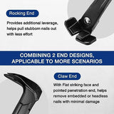 WORKPRO 13" Nail Puller, Cats Paw Pry Bar, Nail Remover Tool with Cats Paw and Rocking Nail Puller, Crowbar for Home Remodeling, Professional WORKPRO