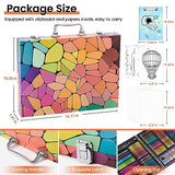 POPYOLA Art Supplies, 180 Piece Drawing Painting Art Kit with Clipboard and Coloring Papers, Gifts Art Set Case with Oil Pastels, Crayons, Colored POPYOLA