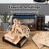 Marble Run 3D Wooden Puzzle for Adults and Teens,DIY Model Kit,Educational Jigsaw Puzzles Building Toys, STEM Projects Science Experiments Runs on auryee