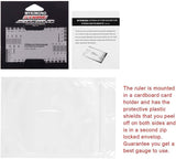 String Action Gauge Ruler, Guitar Height Gauge Set Up Tool for Electric Bass and Acoustic Guitar myKimono