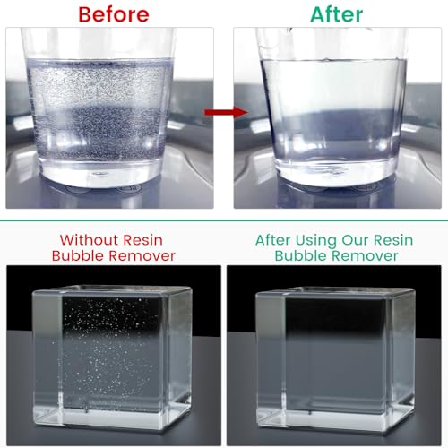 Resin Bubble Remover, Faster Remove Bubbles Within 5 Mins, Wide Vacuum Degassing Chamber, Compact Epoxy Resin Airless Machine for Silicone Resin weishan