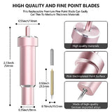 Premium Fine Point Blade Compatible with Cricut Maker 3/Maker/Explore 3/Explore Air 2/Air/One,Fine Point Blade Housing for Slicing Cuts Glitter UTNVBTR