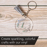 Black Metallic Vinyl Holographic & Oil Slick Vinyl Permanent for Cricut: [10PK, 12 x 11 inch] Black Chrome Vinyl, Chrome Vinyl & Black Holographic Kraftex