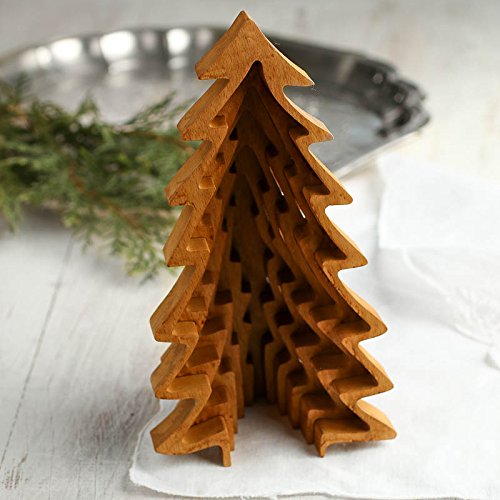 Factory Direct Craft Incredible Collapsible 3D Wood Trees for Christmas Decorations, Holiday Displays or Small Tabletop Tree Factory Direct Craft