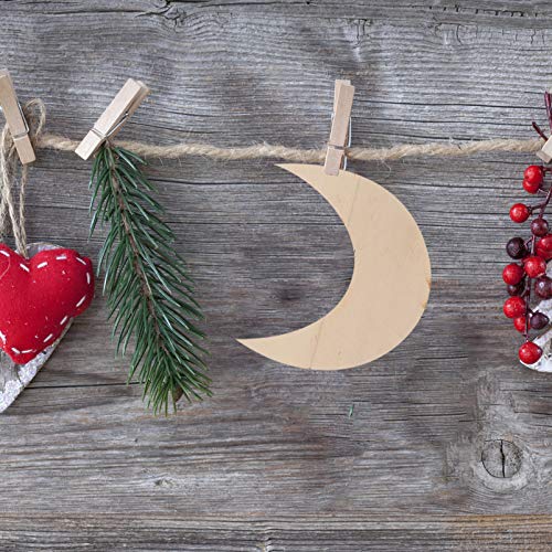 Home Decoration 27pcs Outer Space Wooden Cutouts Unfinished Wooden Paint Crafts Shapes Chips for DIY Art Project Home Decor Supplies Birthday Party EXCEART