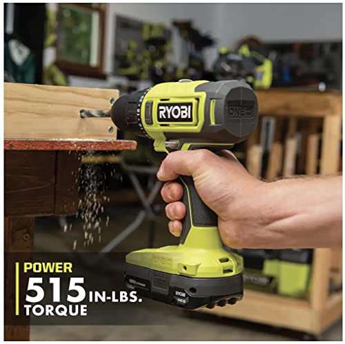 RYOBI ONE+ 18V Cordless 1/2 in. Drill/Driver (Tool Only) PCL206B Black Green RYOBI