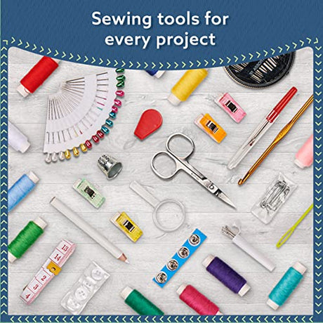 ARTIKA Sewing Kit for Adults and Beginners - Needle and Thread Kit with Sewing Accessories and Portable Case for Travel, Family with Scissors, ARTIKA