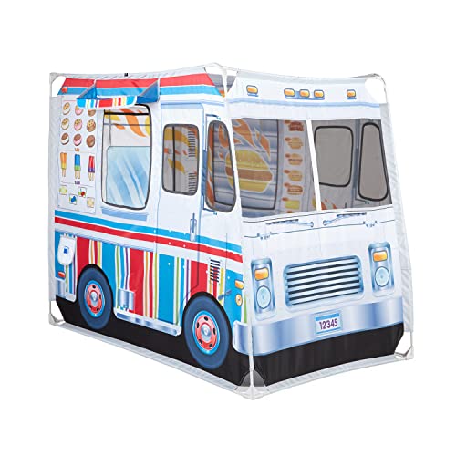 Melissa & Doug Food Truck Play Tent - Role Play Toy Ice Cream Truck Tent For Kids Ages 3+ , 17.5 x 8.5 x 3.7 Melissa & Doug