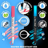 ARTISTRO 12 Acrylic White Paint Markers Medium Tip and 16 Acrylic Paint Pens Brush Tip, Bundle for Artists, Amateur Hobbyists and Painting Lovers… ARTISTRO