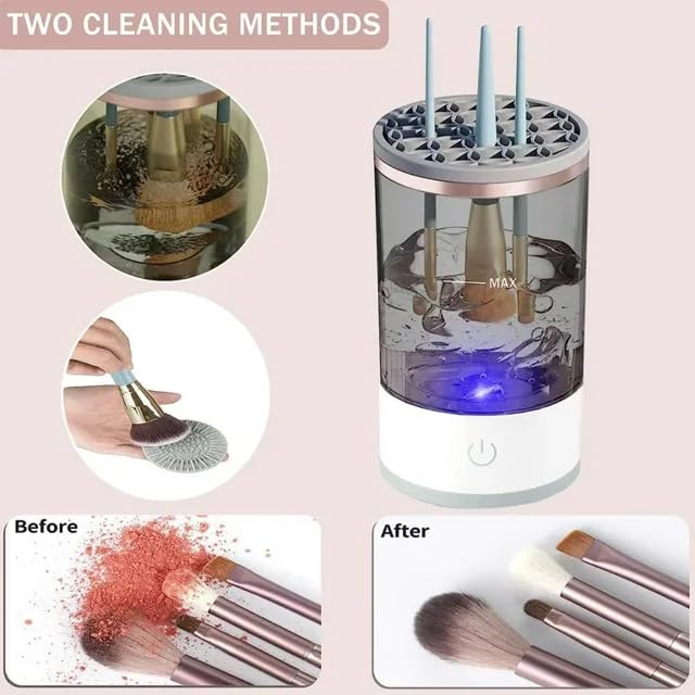 Brushly Pro Cosmetic Brush Cleaner Brushy Makeup Brush Cleaner