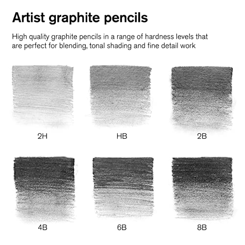 Winsor & Newton : Studio Collection : Graphite Pencil : Set of 6