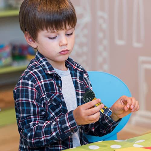 The Mega Deals Glue Sticks - 0.88 Ounce, 4 Count Glue Stick - Blue Glue Sticks for Kids Dries Clear, Clear,Blue,Purple The Mega Deals