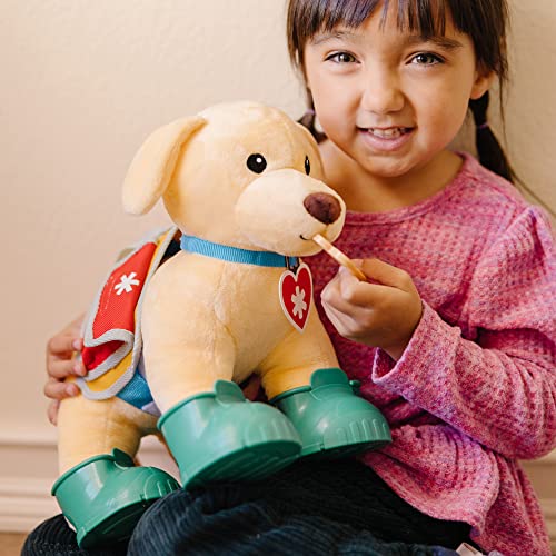 Melissa & Doug Let’s Explore™ Ranger Dog Plush with Search and Rescue Gear Search and Rescue Dog Stuffed Animal for Kids Ages 3+ Melissa & Doug