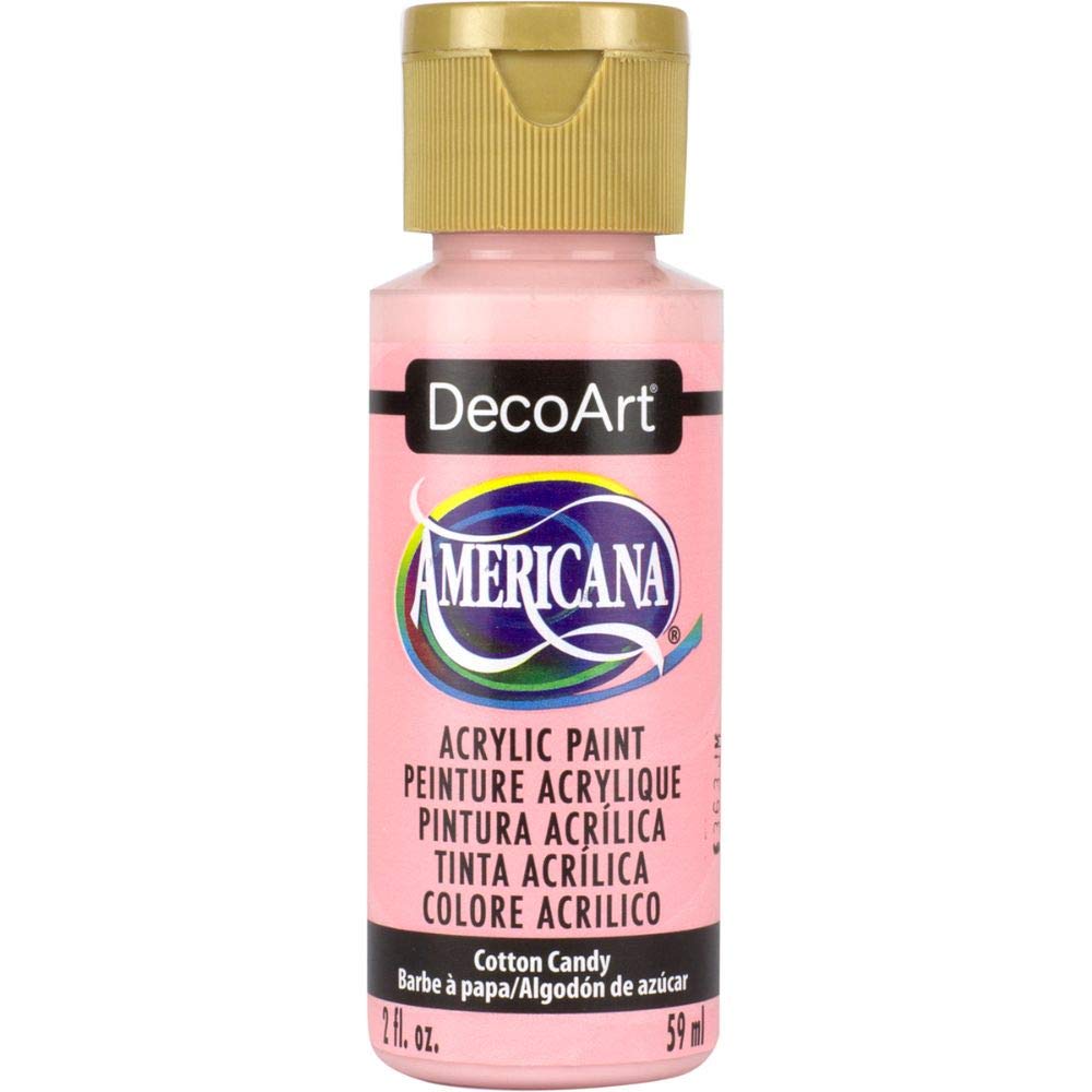 DecoArt 2 Ounce, Cotton Candy Americana Craft Paint, 2 oz DecoArt