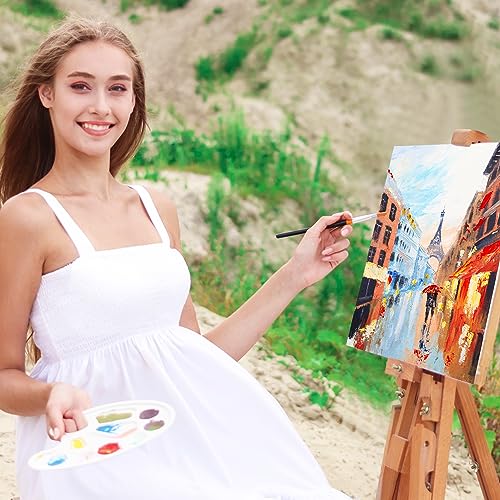 KEFF Canvases for Painting - 9x12 12 Pack Art Paint Canvas Panels Set Boards - 100% Cotton Primed Painting Supplies for Acrylic, Oil, Tempera & KEFF