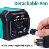 YIHUA 939-II Wood Burning Kit Station Pyrography Pen 250~750℃/482~1382℉ Temperature Adjustable with 20 Wire Nibs, 1 Stable Pen Holder, 2 Stencils, 2 YIHUA