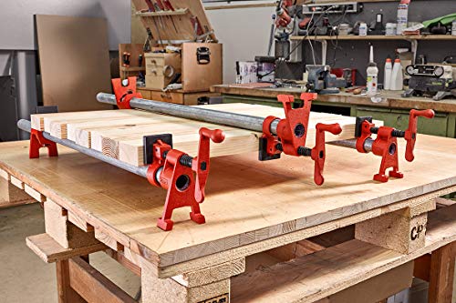 Bessey BPC-H34, 3/4-In. H Style Pipe Clamps - Incredibly Versatile, Easy To Assemble, Indespensable Workshop Clamp For Woodworking, Carpentry, Home - WoodArtSupply