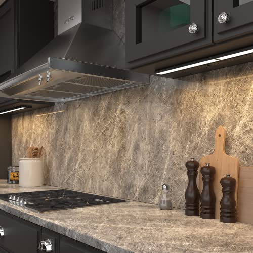 LAGOM 22" Direct Wire Dimmable LED Under Cabinet Lights, Selectable 2700K/4000K/5000K, Selectable Brightness, White Finish, UC0122WH27 LAGOM