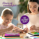 3D String Art Kit for Kids - Arts and Crafts Set for Girls & Boys - Birthday Gift Ideas Ages 8, 9, 10, 11, 12 + Age - Unicorn & Star Strings Toys Dan&Darci