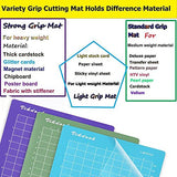 VIKDOOK Cutting Mat for Cricut Joy 4.5” X12” 4.5”X6.5” Variety Grip Sticky Cutting Mat Pack Blue Light Grip Green Standard Grip Purple Strong Grip 6 VIKDOOK