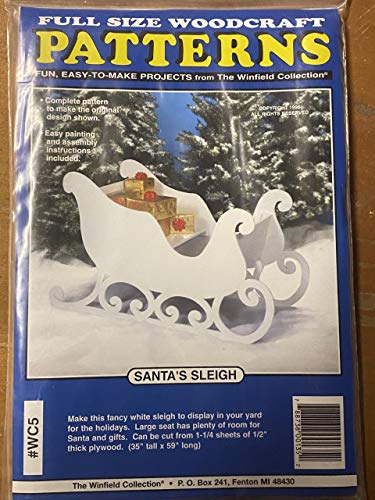 The Winfield Collection Santa's Sleigh Woodworking Project Plan The Winfield Collection