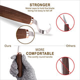 Wood Carving Tools Pack of 15- Includes Black Walnut Handle Wood Carving Knife,Whittling Knife,Hook Knife,Polishing Compound,Sharpening Stone,Cut CUITASTE