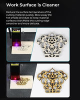 Creality Official Air Assist for CR-Laser Falcon 10W, 22 L/min Adjustable Air Assist Pump, for Laser Cutter and Engraver, Blow Away Smoke and Dust, Creality