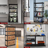 PACHIRA E-Commerce 5-Tier Garage Shelving Unit Heavy Duty Adjustable Storage Rack Metal Shelves for Kitchen, Garage, Office, 28" W x 12" D x 60" H PACHIRA E-Commerce