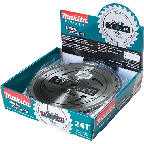 Makita D-45989-10 7-1/4" 24T Carbide-Tipped Circular Saw Blade, Framing/General Purpose, 10/pk - WoodArtSupply