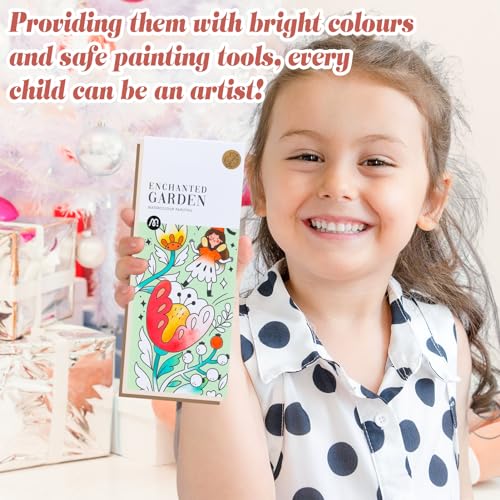 BAOXUE Water Coloring Books for Kids Ages 3 4 5 6 7 8,Pocket Watercolor  Painting Book for Toddlers,Arts and Crafts for Boys Girls,Paint with Water