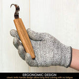 BeaverCraft Hook Knife Wood Carving SK1S Spoon Carving Knife with Leather Sheath - Wood Carving Hook Knife - Spoon Bowl Carving Tools - Wood Carving BeaverCraft