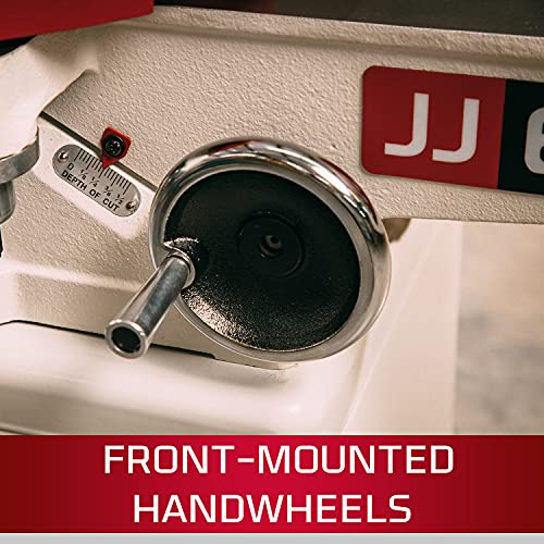 JET 6-Inch Long Bed Wood Jointer, Helical Head, 1Ph 115/230V (JJ-6HHDX) Jet