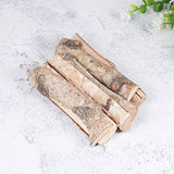 Happyyami Mini Birch Logs 8pcs Christmas Birch Logs Natural Small Wooden Sticks with Bark Unfinished Wood Log DIY Crafts for Xmas Holiday Table Happyyami