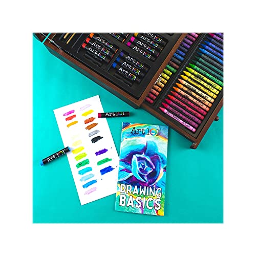 Art 101 Doodle and Draw Art Set, Assorted Colors, 136 Pieces (53136) Art 101 USA