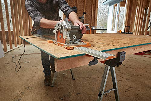 BORA 50” NGX Clamp Edge, Straight Cut Guide for Circular Saws, Easy to Use, Great for Cross-Cutting Plywood Sheets and Routing Dados, 544050 Bora
