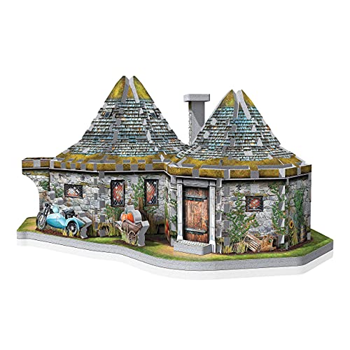 Wrebbit3D Harry Potter Hagrid’s Hut 3D Puzzle for Teens and Adults | 270 Real Jigsaw Puzzle Pieces | Not Just an Ordinary Model Kit for Adults for - WoodArtSupply