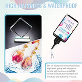 UV Resin kit Jewelry Making: 200g Crystal Clear Hard Glue Epoxy Resin for Beginners DIY Art Crafts Casting Curing SAPBOND