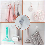 Stained Glass Window Hanging Chain Kit, Picture Hanging Chain with Suction Cup Hooks Sunshine Catcher Metal Nickel Plating Stained Glass Window Arecyuer