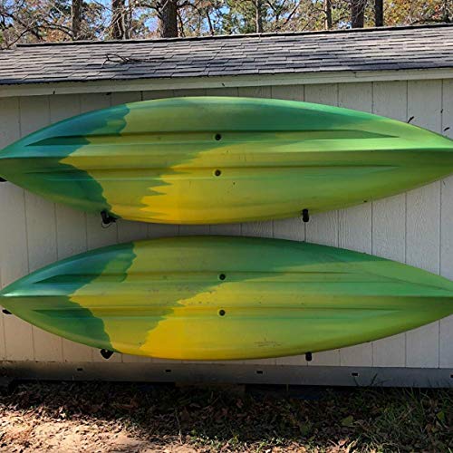 Vahodegn Heavy Duty Garage Storage Hooks,15Inch Jumbo Arm Kayak Wall Hangers 100 LB Capacity, Steel Canoe Rack for Outdoor or Indoor Vahodegn