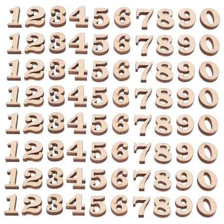 FOYTOKI 100pcs Wood Chips Child Letter Manual Wood Blanks Wooden Cutouts Accessories Wood Embellishments Accessories Decorations Paper Cut Wood FOYTOKI