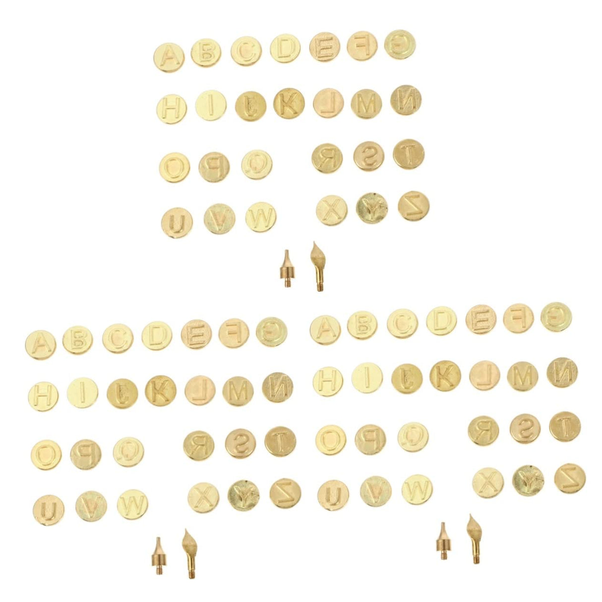 Lurrose 3 Sets Copper Letter Wood Burning Tips for Personalised Branding on Wood and Leather Lurrose