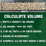 Wilson 8"-9" Decorative White Birch Fill-A-Space Logs, Natural Home Décor - 1.5"-4" Dia. (1 Sq. Ft) Wilson