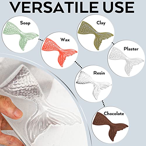 Nicpro 140 oz Silicone Mold Making Kit 15A, Platinum Liquid Silicone Rubber for Mold Maker, Translucent & Flexible & Food Safe Mix Ratio 1:1 for Nicpro