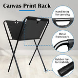 Falling in Art Canvas Print Rack, Display Rack for Posters, Holds Artwork, Prints, Panels, Canvas Art for Shows & Storage Falling in Art