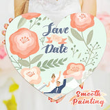 Wooden Hearts for Crafts, 10 Pack 12 Inch Blank Heart Cutout Unfinished Wood Hearts Slices Valentine's Heart Shaped Ornaments Door Hanger Decor for Boqin