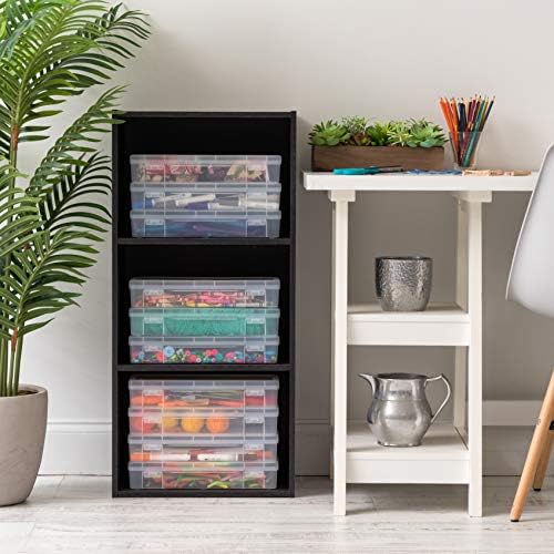 IRIS USA 10Pack Large Plastic Hobby Art Craft Supply Organizer Storage Containers with Latching Lid IRIS