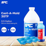 Specialty Resin & Chemical Cast-a-Mold 30TF (1/2 Gal) | RTV Liquid Silicone Mold Making Kit | Silicone Rubber Molding Kit for Casting Epoxy Resin, SPRESIN