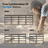 Prilinex Heavy Duty Storage Shelves 48" W x 24" D x 72" H - 2 Packs 5-Tier Adjustable Metal Garage Shelving Unit, Standing Utility Shelf Racks for Prilinex